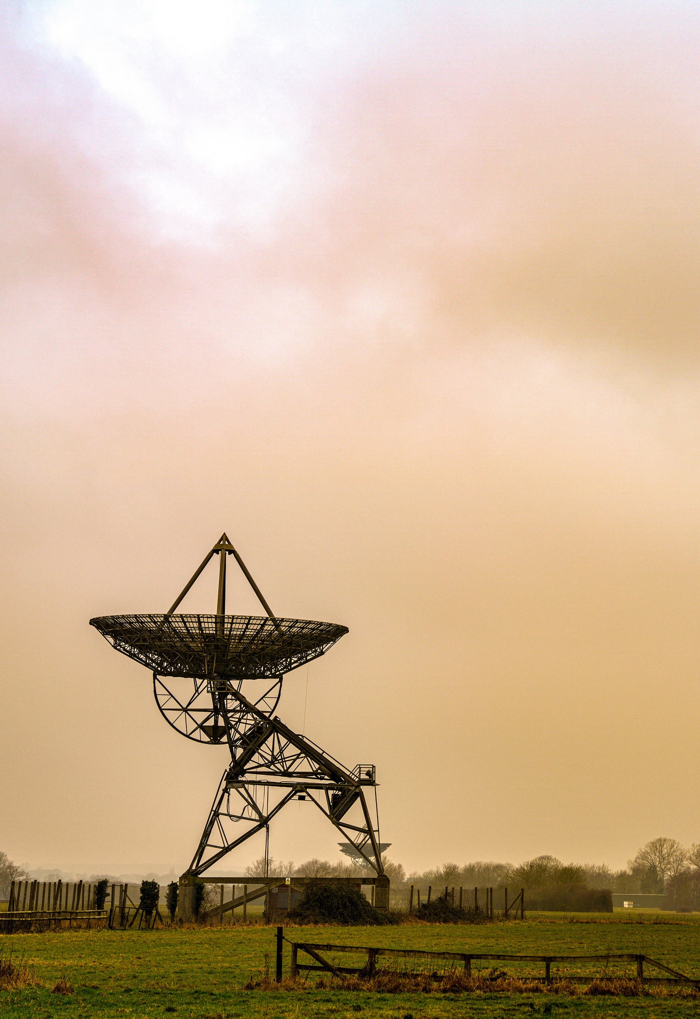 El Mullard Radio Astronomy Observatory alberga radiotelescopios avanzados de síntesis de apertura (Getty Images).