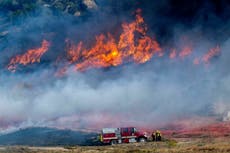 Ordenan evacuaciones por incendio forestal en el sur de California