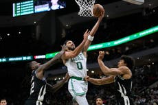 Los Celtics arrollan 133-101 a unos Bucks diezmados tras otro arranque fulminante