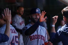 Walker pega jonrón, Peña llega a 600 hits y Astros aplastan a Atléticos por 11-0