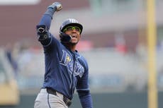 Richie Palacios pega jonrón de 2 carreras en la décima y Rays vencen 4-1 a Mellizos