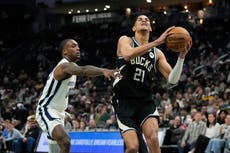 Bucks superan 131-115 a Grizzlies en duelo de equipos diezmados