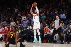 Knicks superan a Hawks 108-105 tras revisión que anula triple de McCollum en la bocina