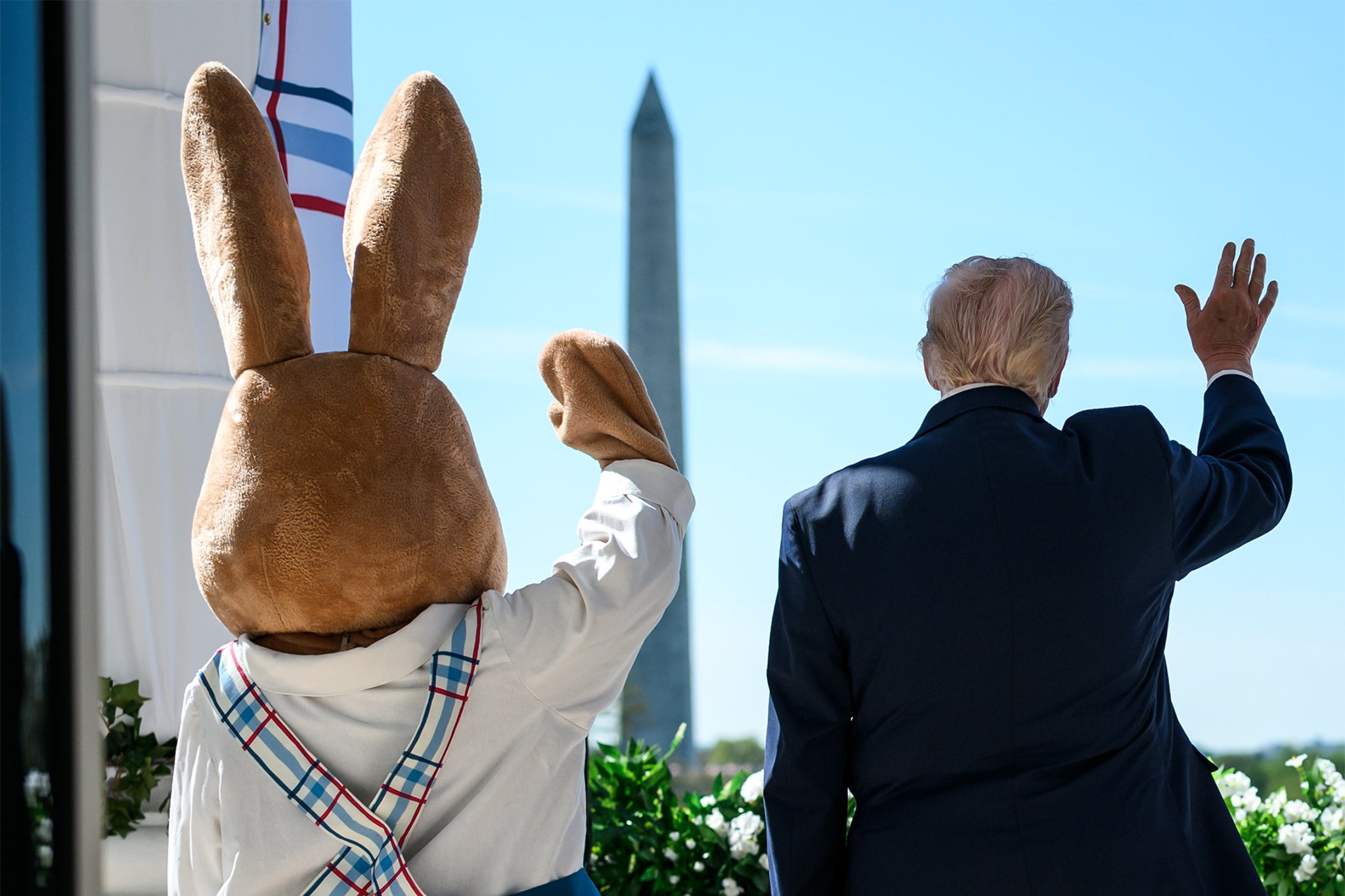 Donald Trump y el conejo de Pascua