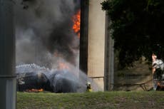 Inspeccionan afectación de puente sobre Canal de Panamá tras explosión de camiones cisterna