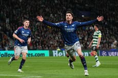 Arsenal se lleva 1-0 la ida de cuartos de la Champions ante Sporting con gol de Havertz