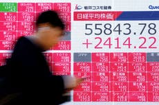 Las bolsas asiáticas suben y el petróleo baja por el alto el fuego con Irán