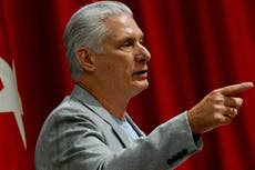 El presidente cubano Miguel Díaz-Canel dice a NBC News que no renunciará