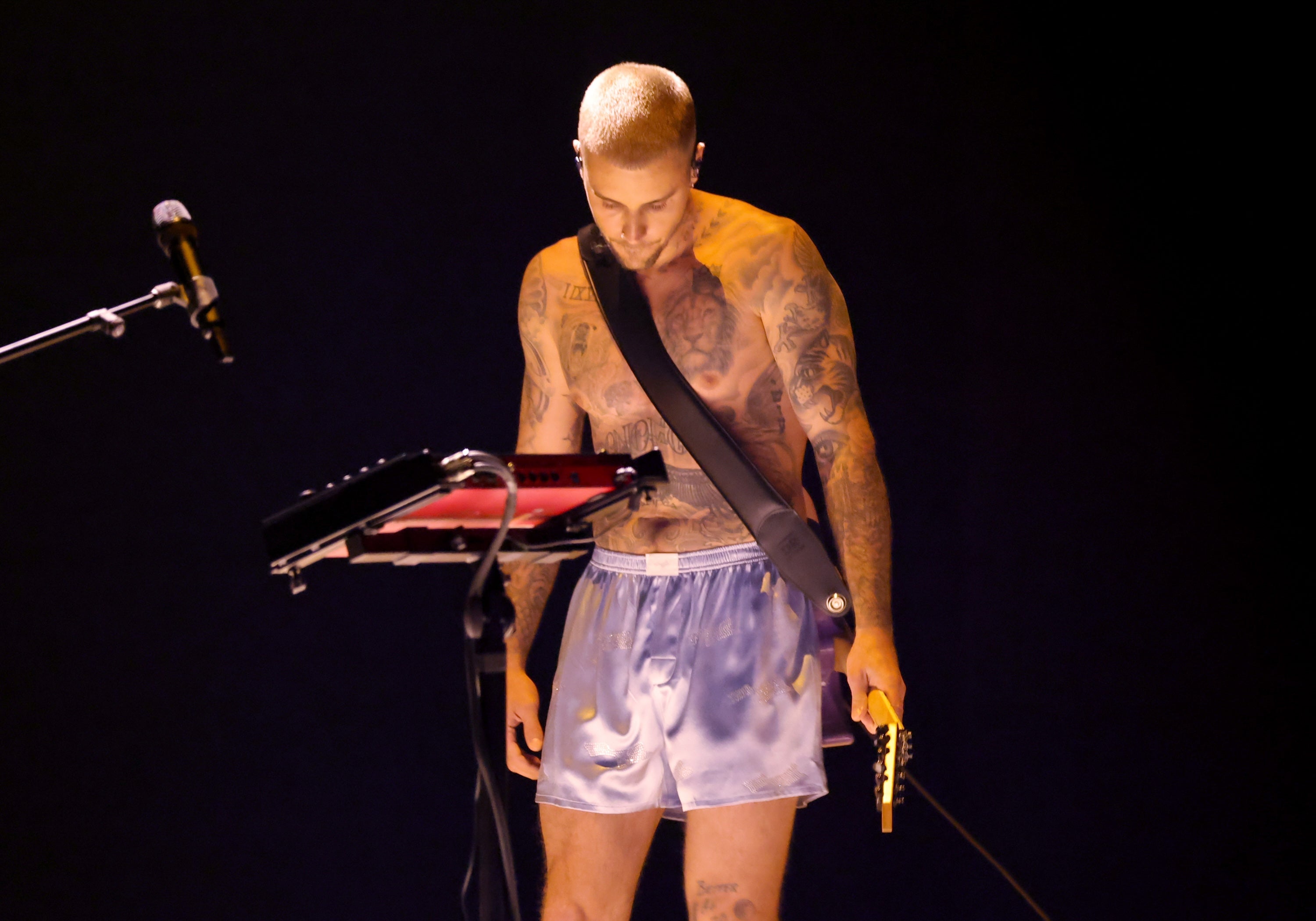 El artista ofreció recientemente una actuación sencilla en los premios Grammy