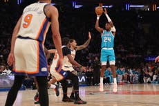 Hornets aseguran el 9no puesto y un juego en casa en el play-in del Este al vencer a Knicks