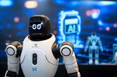 Robots humanoides exhiben sus habilidades lingüísticas y de boxeo en Hong Kong