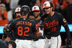Los Orioles remontan seis carreras y vencen 9-7 a los Diamondbacks; Jackson pega un grand slam