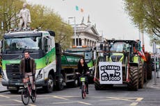 Protestas por el combustible ponen al gobierno de Irlanda ante posible voto de censura