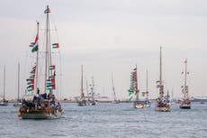 Flotilla con activistas y ayuda para palestinos en Gaza zarpa desde España