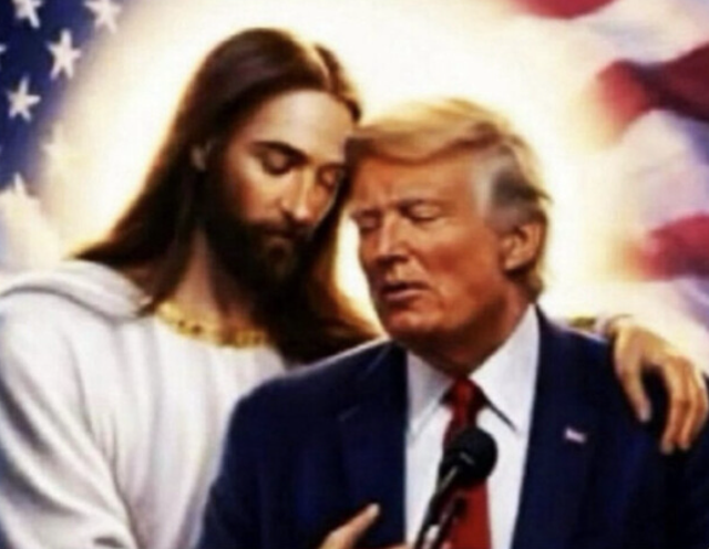 <p>El presidente Donald Trump publicó el miércoles en Truth Social una imagen generada por IA en la que aparece abrazado por Jesús, días después de la polémica por una publicación similar</p>