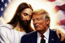 Trump publica imagen de Jesús abrazándolo tras polémica por imagen de IA