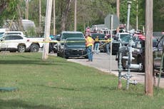 Video dramático muestra a director de secundaria de Oklahoma derribar y desarmar a atacante armado