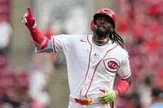 Sal Stewart pega 2 jonrones de 3 carreras en triunfo de Rojos, 8-3 ante Gigantes