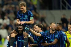 Inter de Milán supera 3-0 a Cagliari y se acerca un paso más al título de la Serie A
