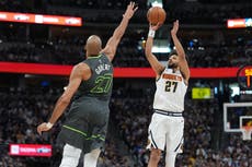Nuggets inician la postemporada con triunfo al superar 116-105 a los Timberwolves