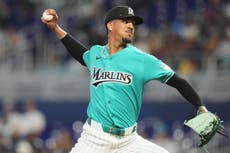 Pérez supera a Misiorowski y Marlins vencen 5-3 a Cerveceros para cortar racha de 4 derrotas