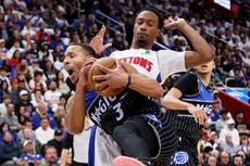 Banchero anota 23 y Magic vencen 112-101 a Pistons y amplían peor racha local de playoffs NBA