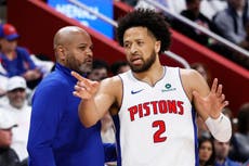Los Pistons abren los playoffs con un tropiezo como 1ros del Este