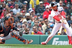 Sencillo de Rafaela conduce a Medias Rojas al triunfo 8-6 ante Tigres en Día de los Patriotas