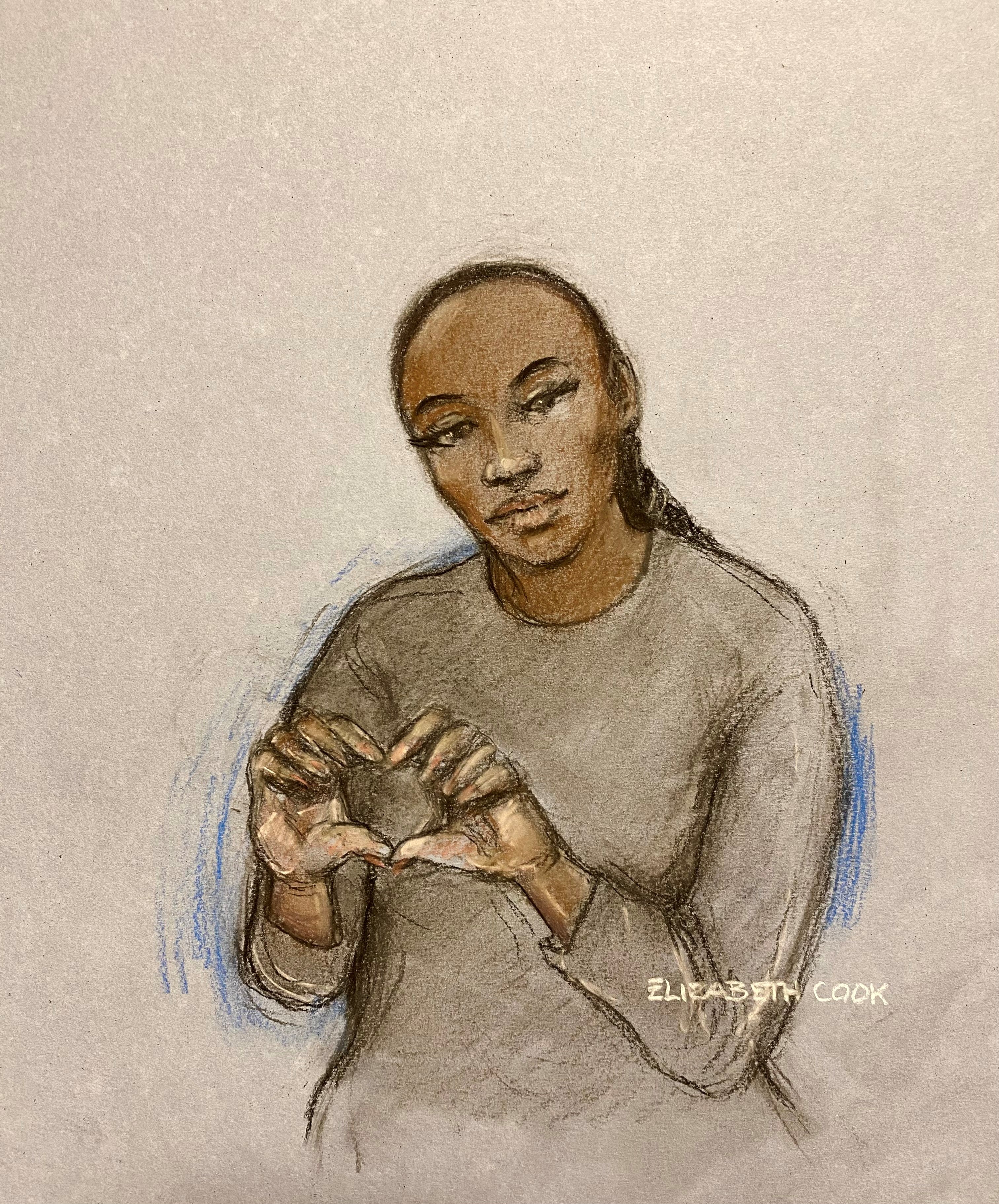 Ilustración judicial de Elizabeth Cook que muestra a Gabrielle Carrington durante su comparecencia en el Tribunal de Magistrados de Westminster, en Londres, donde fue acusada de intento de asesinato tras atropellar a peatones en el centro de la ciudad en la madrugada del domingo. Imagen del martes 21 de abril de 2026