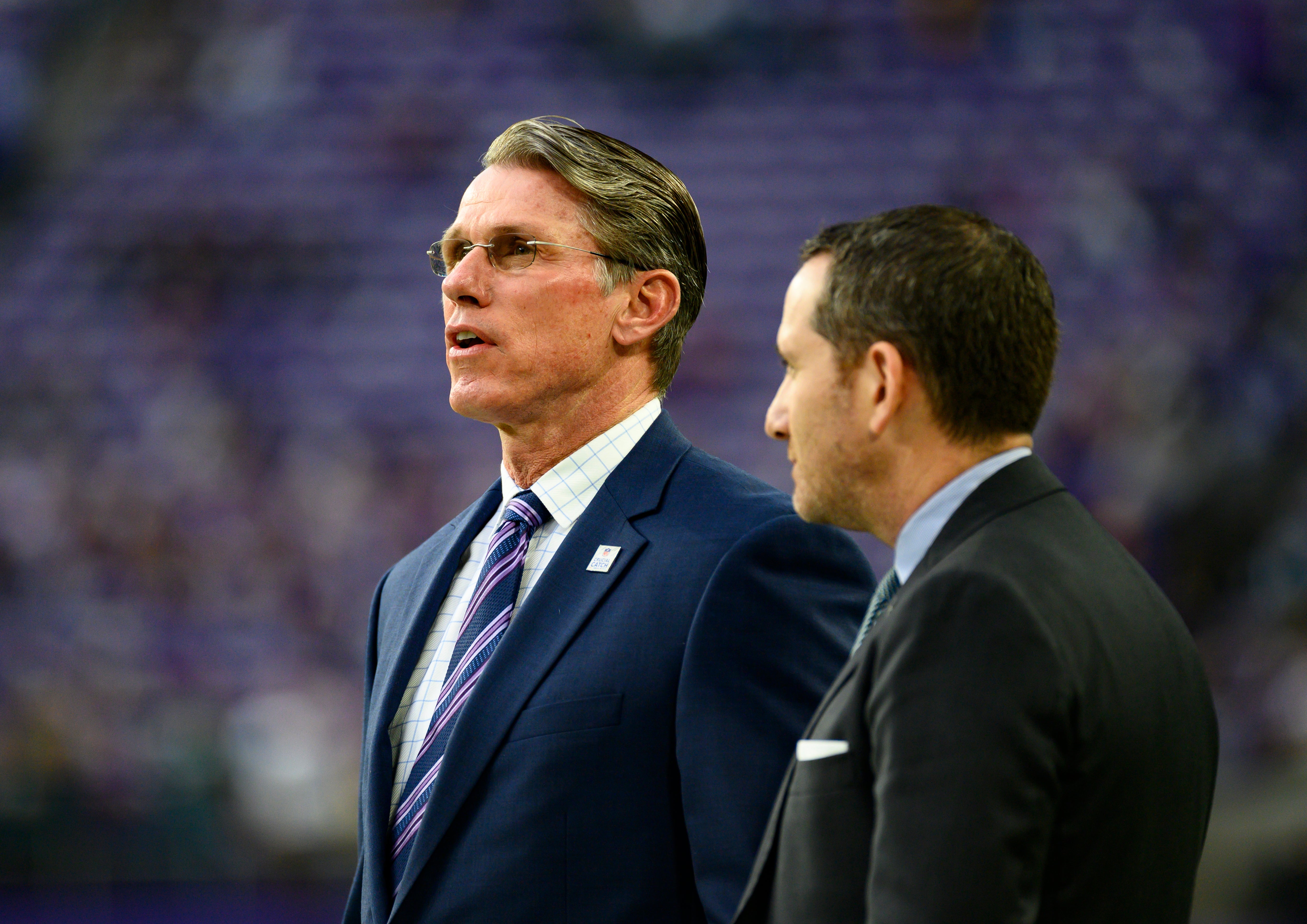 Rick Spielman durante su etapa como gerente general de los Minnesota Vikings