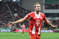 Kane y Díaz marcan y Bayern vence 2-0 al Leverkusen para meterse en final de la Copa de Alemania