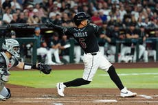 Ildemaro Vargas dispara par de jonrones y Arizona vence 11-7 a Chicago