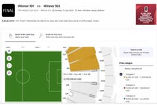 4 entradas para final del Mundial aparecen en reventa de FIFA por más de 2 millones de dólares