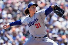 Glasnow y Scott se combinan para un juego de 1 hit y Dodgers vencen 3-0 a Gigantes