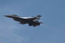 Un avión de combate F-16 de EE. UU. se estrella cerca de la base aérea de Spangdahlem