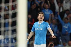 Cremonese cae a zona de descenso de la Serie A tras goleada en Nápoles