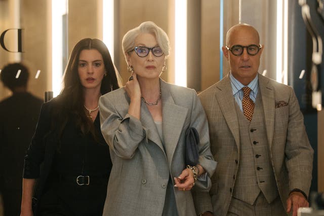 <p>Anne Hathaway, Meryl Streep y Stanley Tucci regresan en ‘El diablo viste a la moda 2’  </p>
