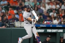 Los Yankees vencen 12-4 a los Astros y estiran su racha ganadora a siete juegos