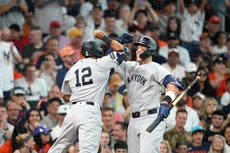 Wells conecta jonrón y Yankees vencen 8-3 a Astros para hilvanar 8 triunfos