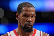 Kevin Durant se pierde el cuarto juego y los Rockets enfrentan la barrida ante los Lakers