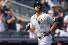 Los Yankees esperan resultados de resonancia a la pantorrilla derecha de Stanton; sigue activo