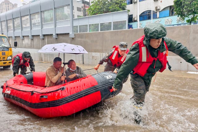 CHINA-INUNDACIONES