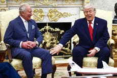 El rey Carlos III arranca agenda diplomática en Washington con encuentro con Trump