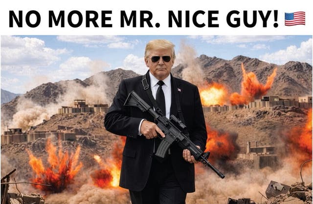 <p>El último meme de Trump en Truth Social lanza una amenaza poco sutil contra Irán  </p>