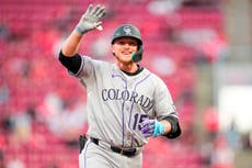 Los Rockies vencen 13-2 a los Rojos con par de jonrones de Hunter Goodman