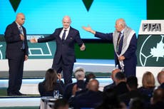 Infantino fracasa en intento de forzar apretón de manos entre Israel y Palestina