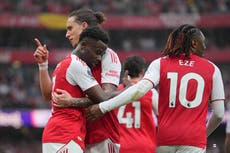 Arsenal gana y abre una ventaja de 6 puntos en la carrera por el título de la Liga Premier