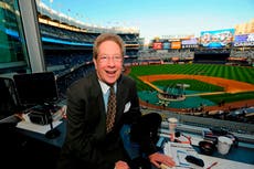 Falleció John Sterling, locutor de los Yankees conocido por narración de jonrones. Tenía 87 años