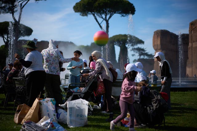 ITALIA-FAMILIAS PALESTINAS