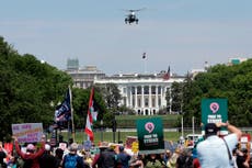 Oficiales balean a una persona cerca del Monumento a Washington, dice el Servicio Secreto
